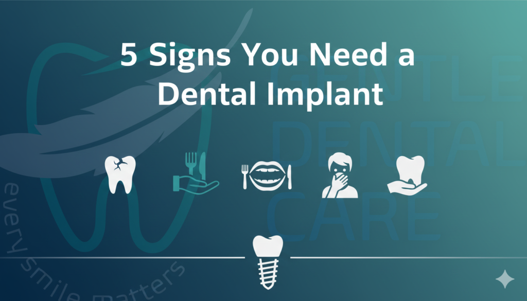5 Signs You Need a Dental Implant